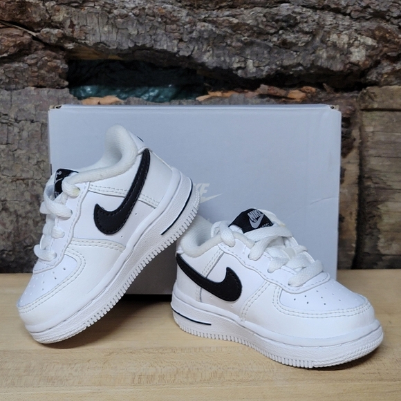 Nike Other - Nike Force One white n black size 3c toddler